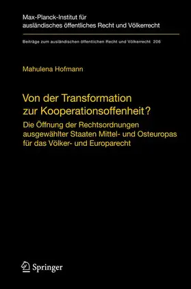 Hofmann |  Von der Transformation zur Kooperationsoffenheit? | Buch |  Sack Fachmedien