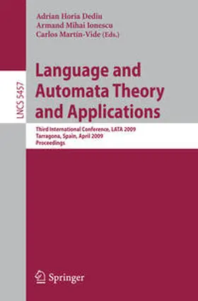 Dediu / Ionescu / Martin-Vide |  Language and Automata Theory and Applications | eBook | Sack Fachmedien