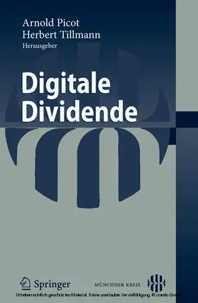 Tillmann / Picot | Digitale Dividende | E-Book | www2.sack.de