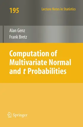 Genz / Bretz |  Computation of Multivariate Normal and t Probabilities | Buch |  Sack Fachmedien