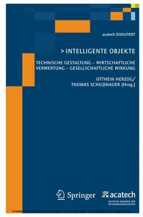 Herzog / Schildhauer |  Intelligente Objekte | eBook | Sack Fachmedien
