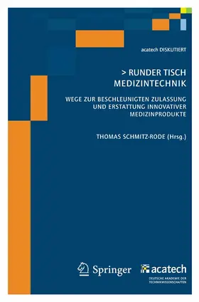 Schmitz-Rode |  Runder Tisch Medizintechnik | eBook | Sack Fachmedien