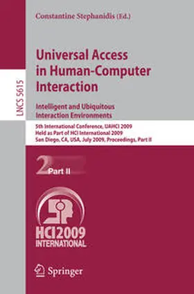 Stephanidis | Universal Access in Human-Computer Interaction. Intelligent and Ubiquitous Interaction Environments | E-Book | sack.de
