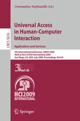 Stephanidis |  Universal Access in Human-Computer Interaction. Applications and Services | eBook | Sack Fachmedien