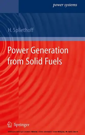 Spliethoff |  Power Generation from Solid Fuels | eBook | Sack Fachmedien