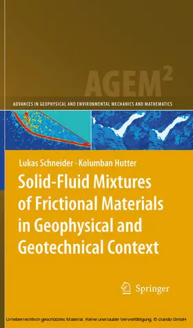 Schneider / Hutter |  Solid-Fluid Mixtures of Frictional Materials in Geophysical and Geotechnical Context | eBook | Sack Fachmedien