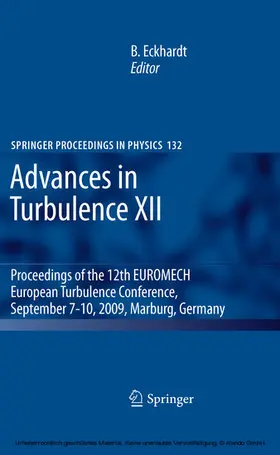 Eckhardt | Advances in Turbulence XII | E-Book | sack.de