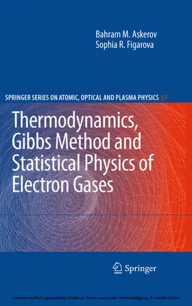 Askerov / Figarova |  Thermodynamics, Gibbs Method and Statistical Physics of Electron Gases | eBook | Sack Fachmedien