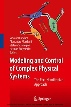 Duindam / Macchelli / Stramigioli |  Modeling and Control of Complex Physical Systems | eBook | Sack Fachmedien