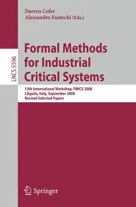 Cofer / Fantechi | Formal Methods for Industrial Critical Systems | Buch | 978-3-642-03239-4 | sack.de