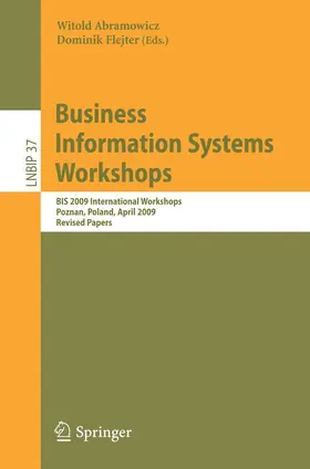 Abramowicz / Flejter |  Business Information Systems Workshops | Buch |  Sack Fachmedien