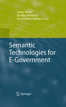 Vitvar / Peristeras / Tarabanis | Semantic Technologies for E-Government | E-Book | sack.de