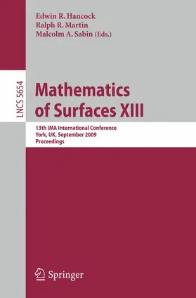 Hancock / Sabin / Martin |  Mathematics of Surfaces XIII | Buch |  Sack Fachmedien