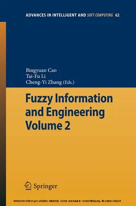 Cao / Li / Zhang | Fuzzy Information and Engineering Volume 2 | E-Book | sack.de