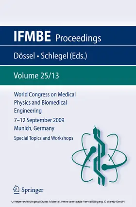 Dössel / Schlegel | World Congress on Medical Physics and Biomedical Engineering September 7 - 12, 2009 Munich, Germany | E-Book | sack.de