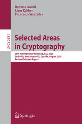 Avanzi / Keliher / Sica |  Selected Areas in Cryptography | eBook | Sack Fachmedien