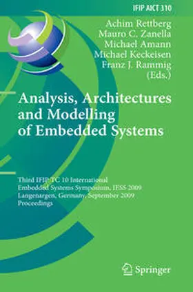 Rettberg / Zanella / Amann | Analysis, Architectures and Modelling of Embedded Systems | E-Book | sack.de