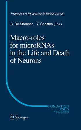 De Strooper / Christen |  Macro Roles for MicroRNAs in the Life and Death of Neurons | eBook | Sack Fachmedien