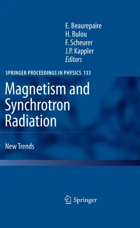 Beaurepaire / Jean-Paul / Bulou |  Magnetism and Synchrotron Radiation | Buch |  Sack Fachmedien