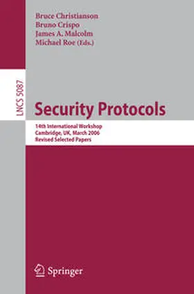 Christianson / Crispo / Malcolm | Security Protocols | E-Book | sack.de