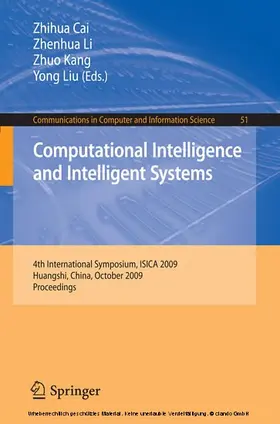 Li / Cai / Kang |  Computational Intelligence and Intelligent Systems | eBook | Sack Fachmedien