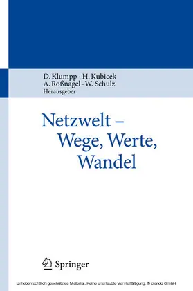 Klumpp / Kubicek / Roßnagel |  Netzwelt - Wege, Werte, Wandel | eBook | Sack Fachmedien