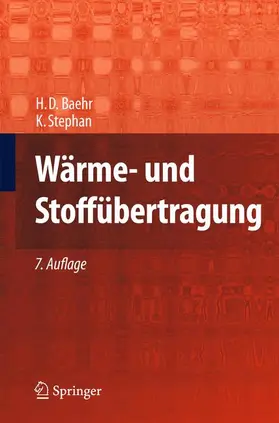 Baehr / Stephan |  Wärme- und Stoffübertragung | Buch |  Sack Fachmedien