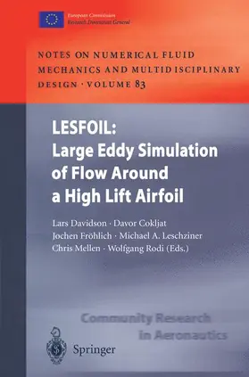 Davidson / Cokljat / Rodi |  LESFOIL: Large Eddy Simulation of Flow Around a High Lift Airfoil | Buch |  Sack Fachmedien