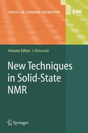 Klinowski |  New Techniques in Solid-State NMR | Buch |  Sack Fachmedien