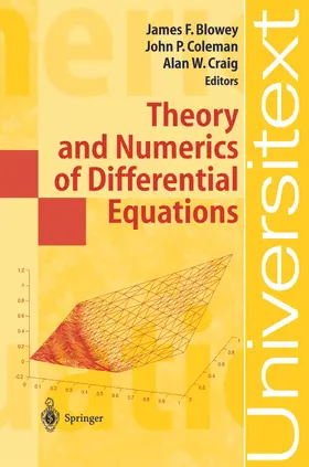 Blowey / Craig / Coleman |  Theory and Numerics of Differential Equations | Buch |  Sack Fachmedien