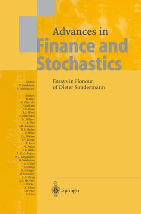 Schönbucher / Sandmann |  Advances in Finance and Stochastics | Buch |  Sack Fachmedien