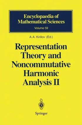 Kirillov | Representation Theory and Noncommutative Harmonic Analysis II | Buch | 978-3-642-08126-2 | sack.de