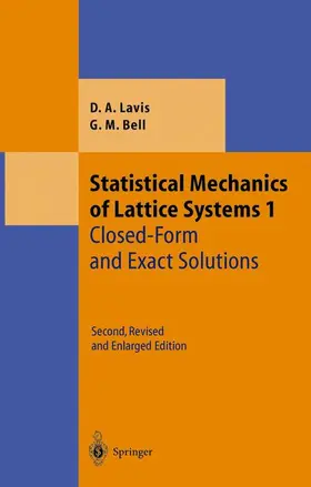 Lavis / Bell |  Statistical Mechanics of Lattice Systems | Buch |  Sack Fachmedien