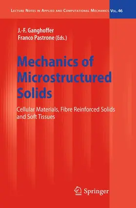 Pastrone / Ganghoffer |  Mechanics of Microstructured Solids | Buch |  Sack Fachmedien