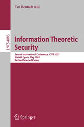 Desmedt | Information Theoretic Security | E-Book | sack.de