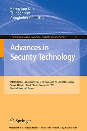 Kiumi / Kim | Advances in Security Technology | E-Book | sack.de