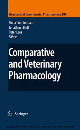 Cunningham / Elliott / Benchaoui |  Comparative and Veterinary Pharmacology | eBook | Sack Fachmedien