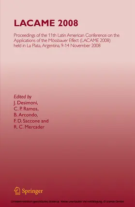 Desimoni / Ramos / Arcondo |  LACAME 2008 | eBook | Sack Fachmedien