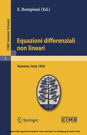 Bompiani |  Equazioni differenziali non lineari | eBook | Sack Fachmedien