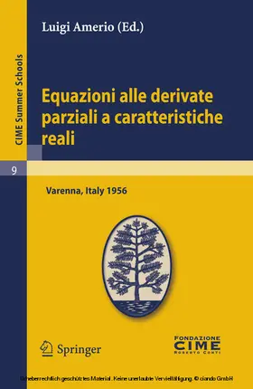 Amerio |  Equazioni alle derivate parziali a caratteristiche reali | eBook | Sack Fachmedien