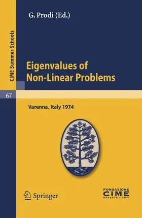 Prodi | Eigenvalues of Non-Linear Problems | E-Book | sack.de