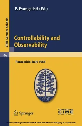 Evangelisti | Controllability and Observability | E-Book | sack.de
