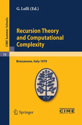 Lolli | Recursion Theory and Computational Complexity | E-Book | sack.de