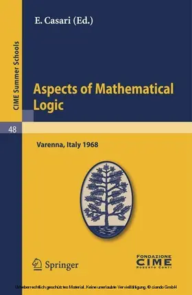 Casari | Aspects of Mathematical Logic | E-Book | sack.de