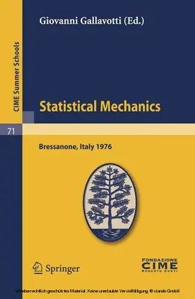 Gallavotti |  Statistical Mechanics | eBook | Sack Fachmedien