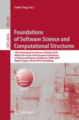 Ong | Foundations of Software Science and Computational Structures | E-Book | www2.sack.de