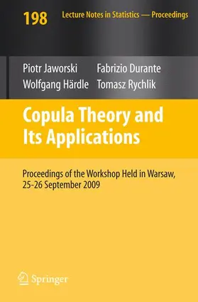 Jaworski / Rychlik / Durante |  Copula Theory and Its Applications | Buch |  Sack Fachmedien