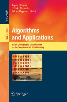 Elomaa / Mannila / Orponen |  Algorithms and Applications | eBook | Sack Fachmedien