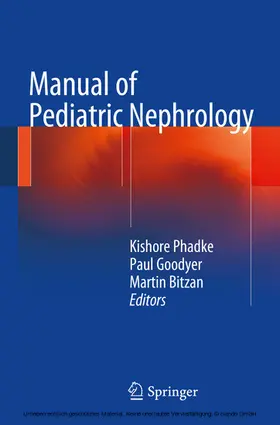 Phadke / Goodyer / Bitzan |  Manual of Pediatric Nephrology | eBook | Sack Fachmedien