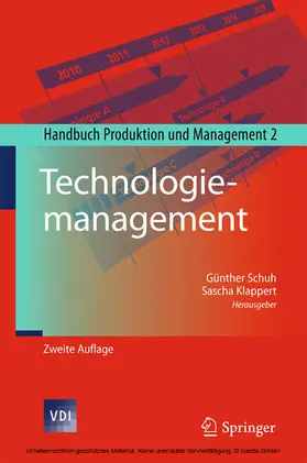 Schuh / Klappert | Technologiemanagement | E-Book | www2.sack.de